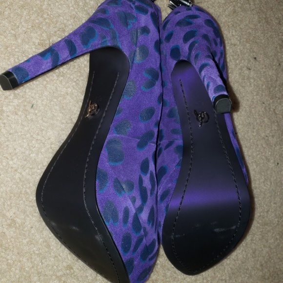 Rachel Roy suede platform stilettos NWT - Picture 5 of 8
